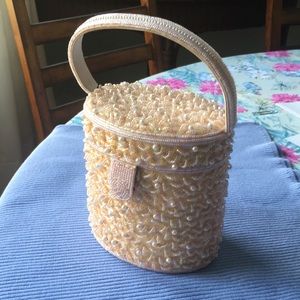 Darling Pink Sequined Evening Bag